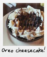 Oreo cheesecake!