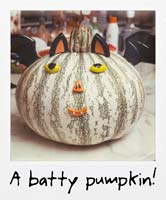 A batty pumpkin!