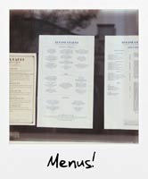Menus!