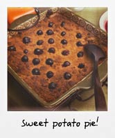Sweet potato pie!