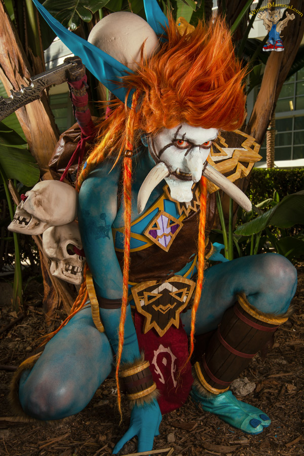 A picture of a Vol'jin cosplay at BlizzCon 2015 taken by Batty!