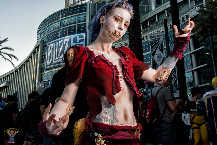 A picture of Level 1 Undead cosplay at BlizzCon 2015 taken by Batty!