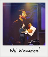Wil Wheaton!
