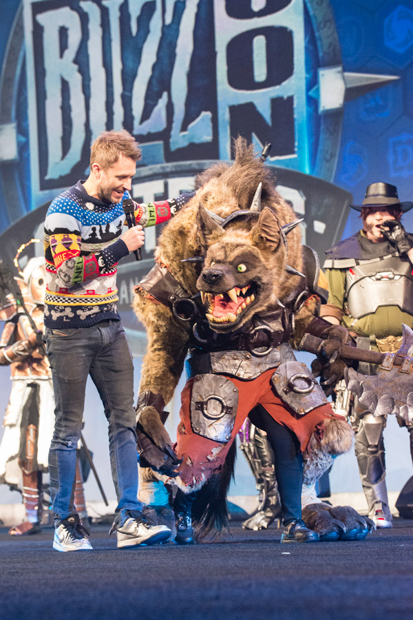 A picture of Hogger cosplay at BlizzCon 2017 taken by Batty!