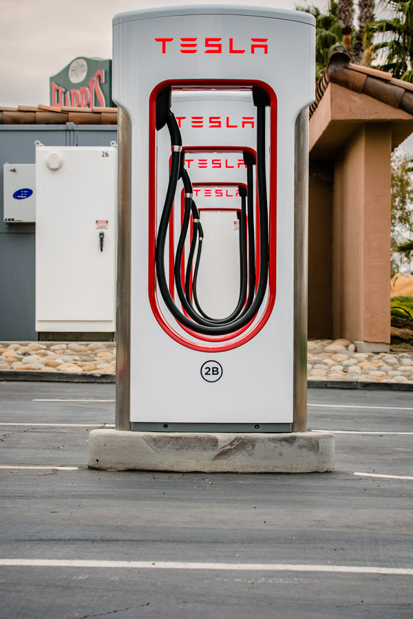 A picture of Tesla superchargers at BlizzCon 2017 taken by Batty!
