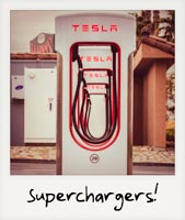 Tesla superchargers!
