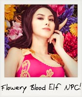 Flowery Blood Elf!