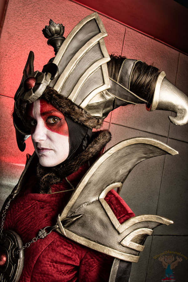 A picture of Emperor Hakan cosplay at BlizzCon 2017 taken by Batty!