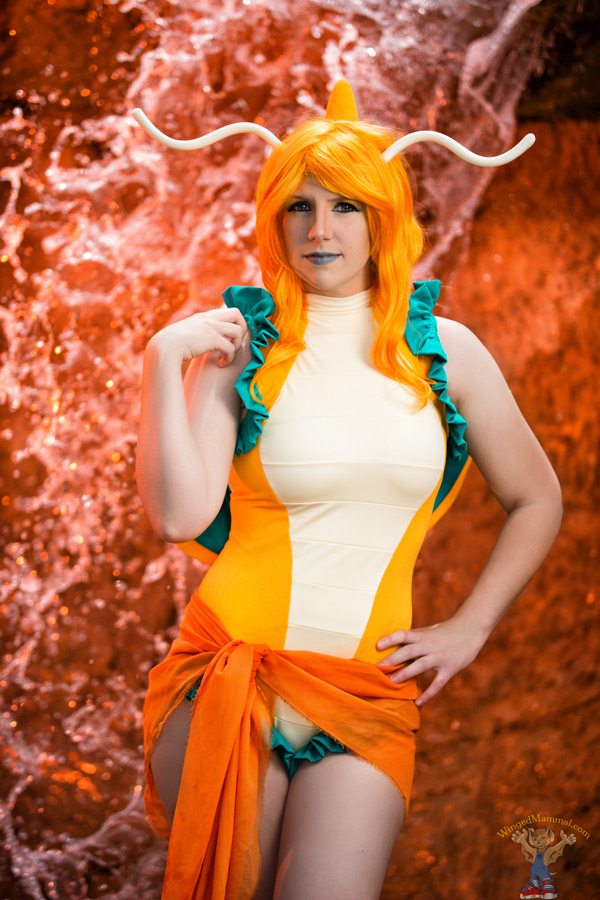 A picture of Dragonite cosplay at Colossalcon 2016 taken by Batty!