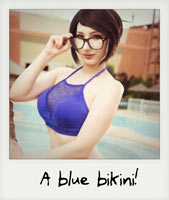 Blue Bikini!