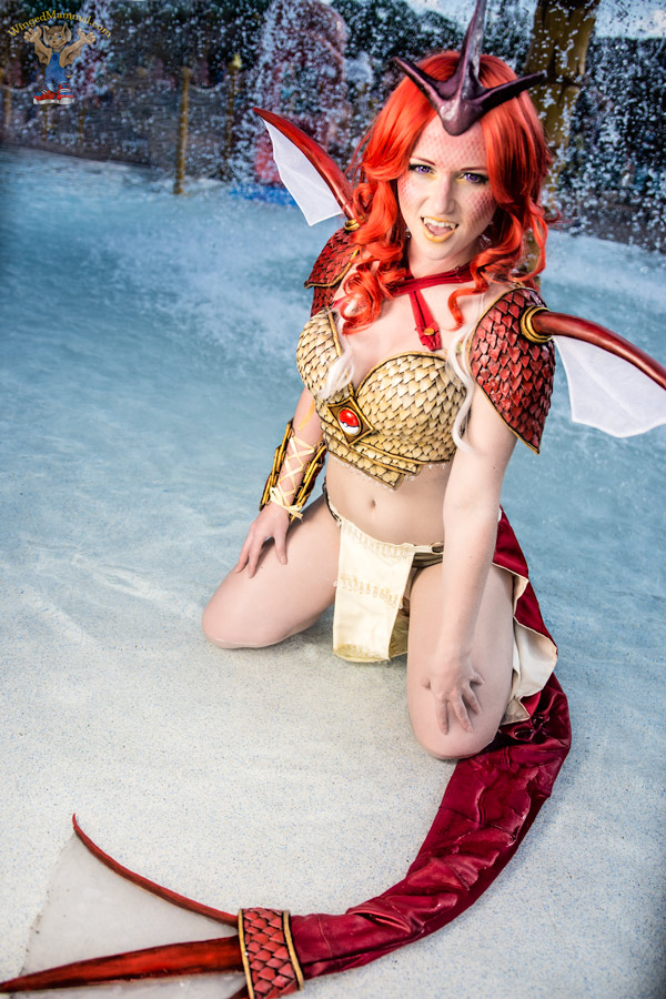 A picture of Red Gyarados cosplay at Colossalcon 2017 taken by Batty!