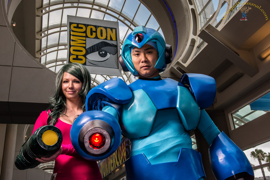 Mega Man cosplay at San Diego Comic-Con 2015!