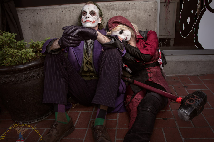Joker and Harley cosplay at San Diego Comic-Con 2015!