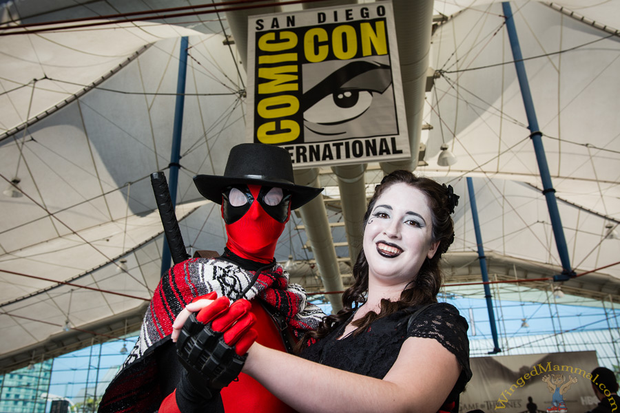 Spaghetti Western Deadpool cosplay at San Diego Comic-Con 2015!