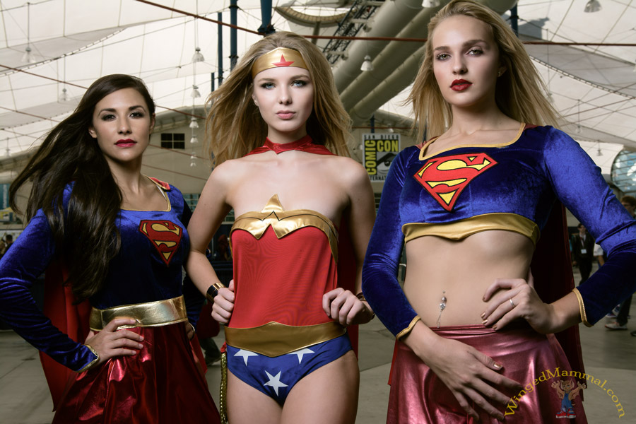 Supermodels cosplay at San Diego Comic-Con 2015!