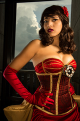 Burlesque Lady Iron Man cosplay photo