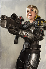Brooke Fox as Sergeant Calhoun from Wreck it Ralph cosplay photo