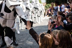 Stormtrooper high-five! Stormtrooper high-five!