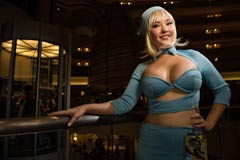 A Fifth Element stewardess! A Fifth Element stewardess!