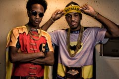 A gangsta Dynamic Duo! A gangsta Dynamic Duo!