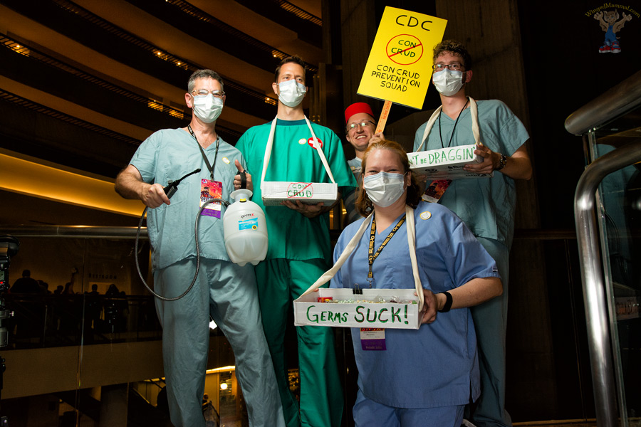 A picture of CDC employees at Dragon Con 2015!