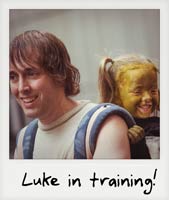Luke in training!