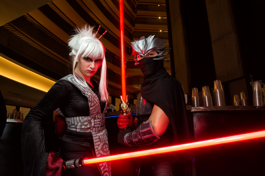 A picture of Sith cosplay at Dragon Con 2015!