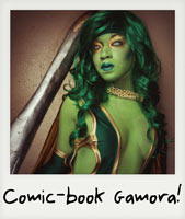 Comic-book Gamora!