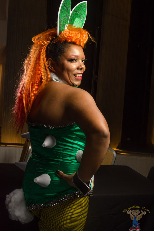 A picture of Bowser Bunny cosplay at Dragon Con 2016 taken by Batty!
