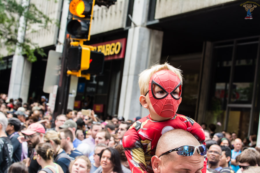 Spidey Iron Man cosplay at Dragon Con 2016!