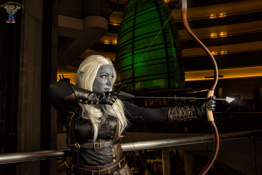 Dark Elf Archer cosplay at Dragon Con 2016!