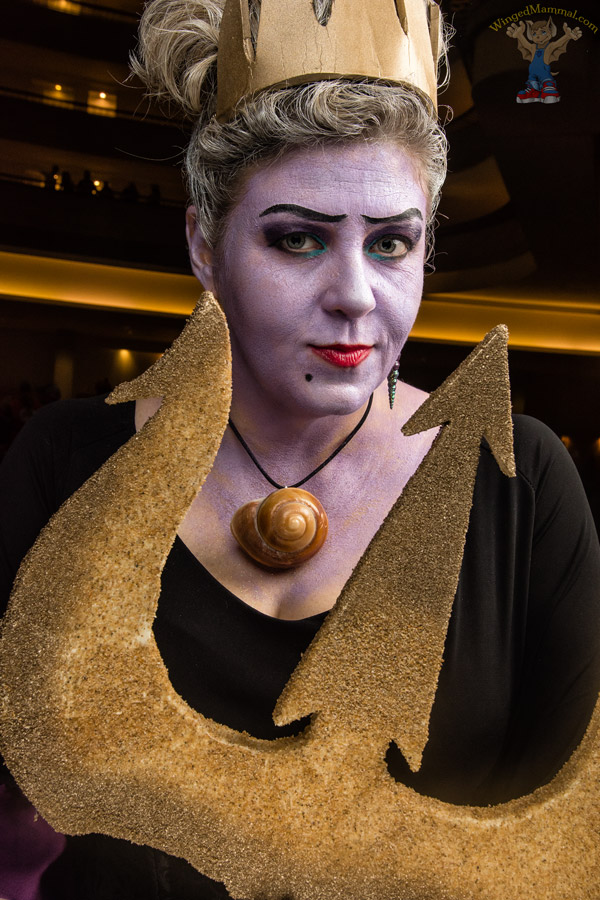 A picture of Ursula cosplay at Dragon Con 2016 taken by Batty!