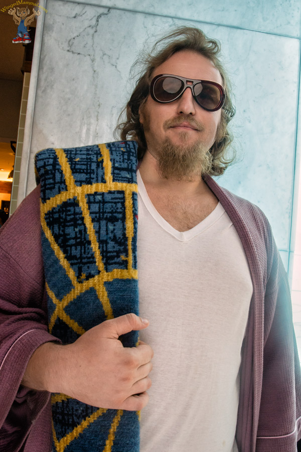 A picture of The Dude cosplay at Dragon Con 2016 taken by Batty!
