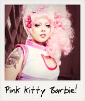 Pink kitty Barbie!