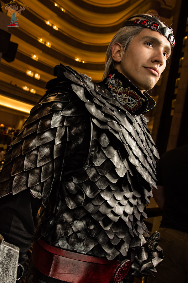 A picture of Armor Guy cosplay at Dragon Con 2017 taken by Batty!