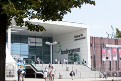 The Koelnmesse south entrance!