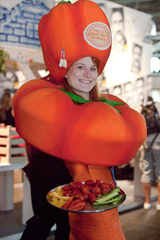 Vegetable lady!