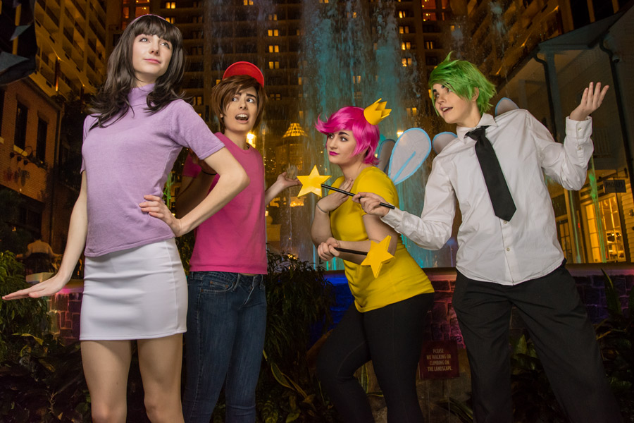 A picture of Fairly Oddparents cosplay at Katsucon 2016 taken by Batty!
