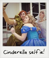 A Cinderella selfie!