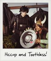 Hiccup and Toothless!