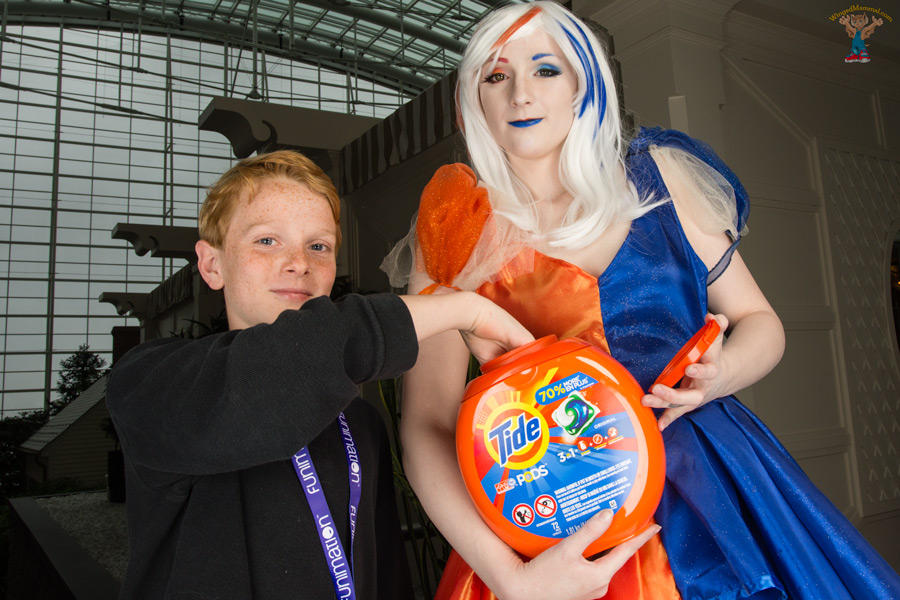 Tide Pod Lady cosplay at Katsucon 2018!