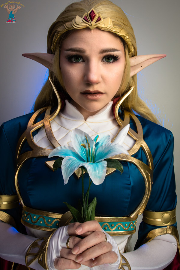 A picture of Zelda cosplay at Katsucon 2018 taken by Batty!