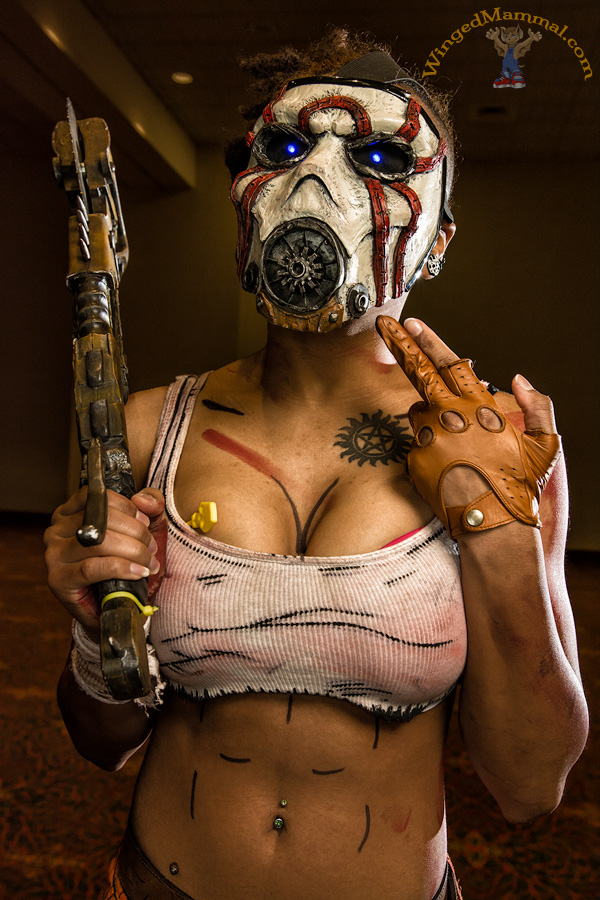 Two-finger Borderlands Psycho cosplay photo PAX South 2015