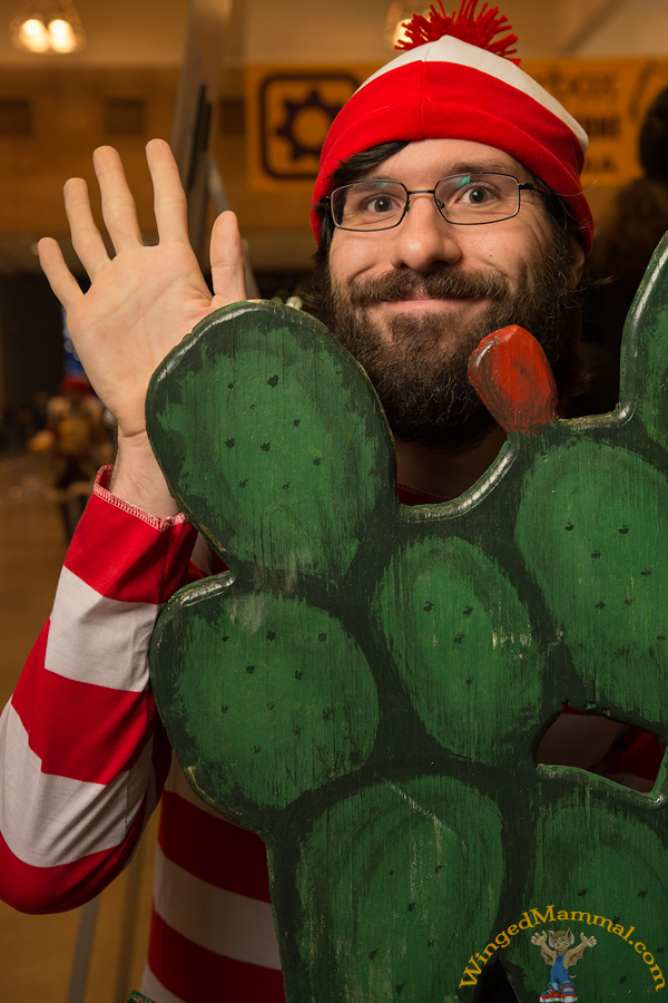 A picture of Where's Waldo cosplay at PAX South 2015!