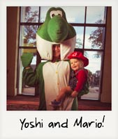Yoshi and Mario! Yoshi and Mario!