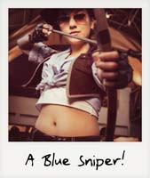 A blue sniper! A blue sniper!