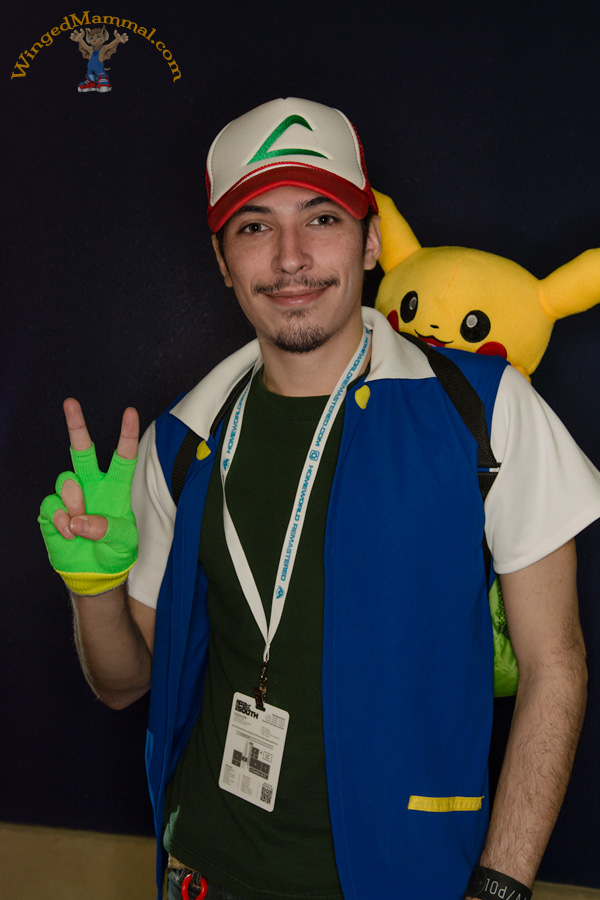 A picture of an Ash cosplay from Pokemon at PAX South 2015!