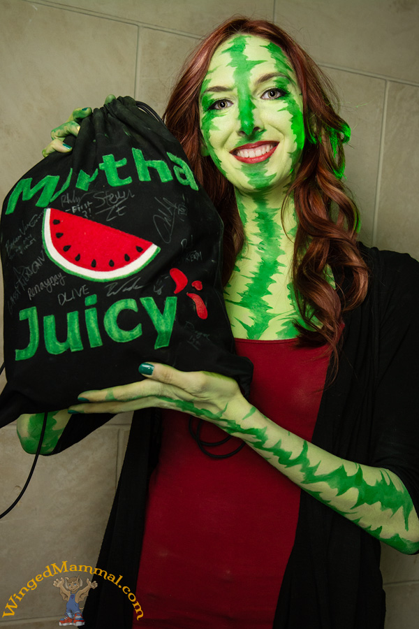 A picture of a Watermelon cosplay at PAX South 2015!